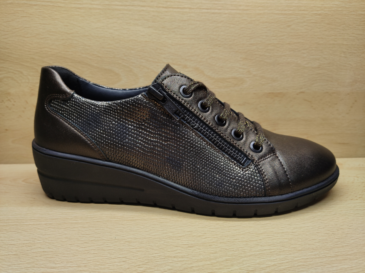 Chaussure à lacets + zip SOLIDUS 25021-01162 📌