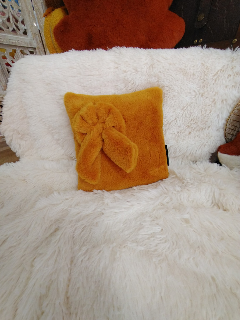Housse pour Coussin 25x25 - Ambroise - Miel