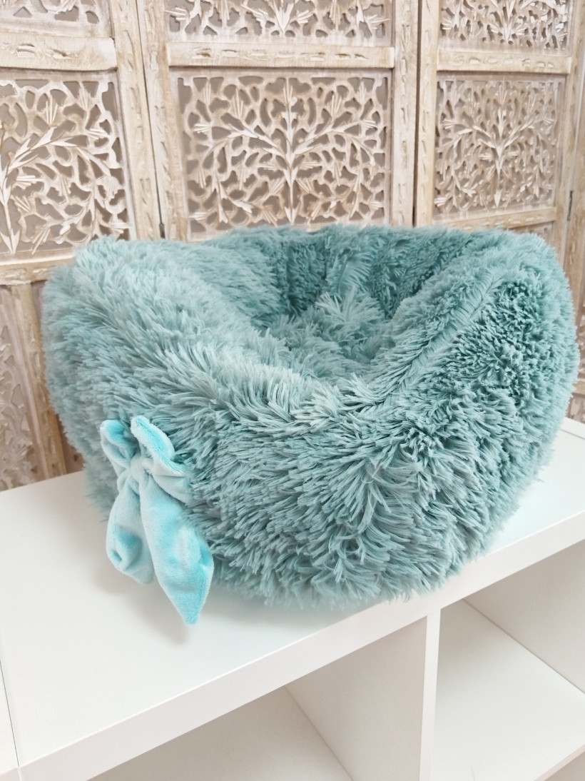 Housse Pouf La Danse des Saisons - Turquoise