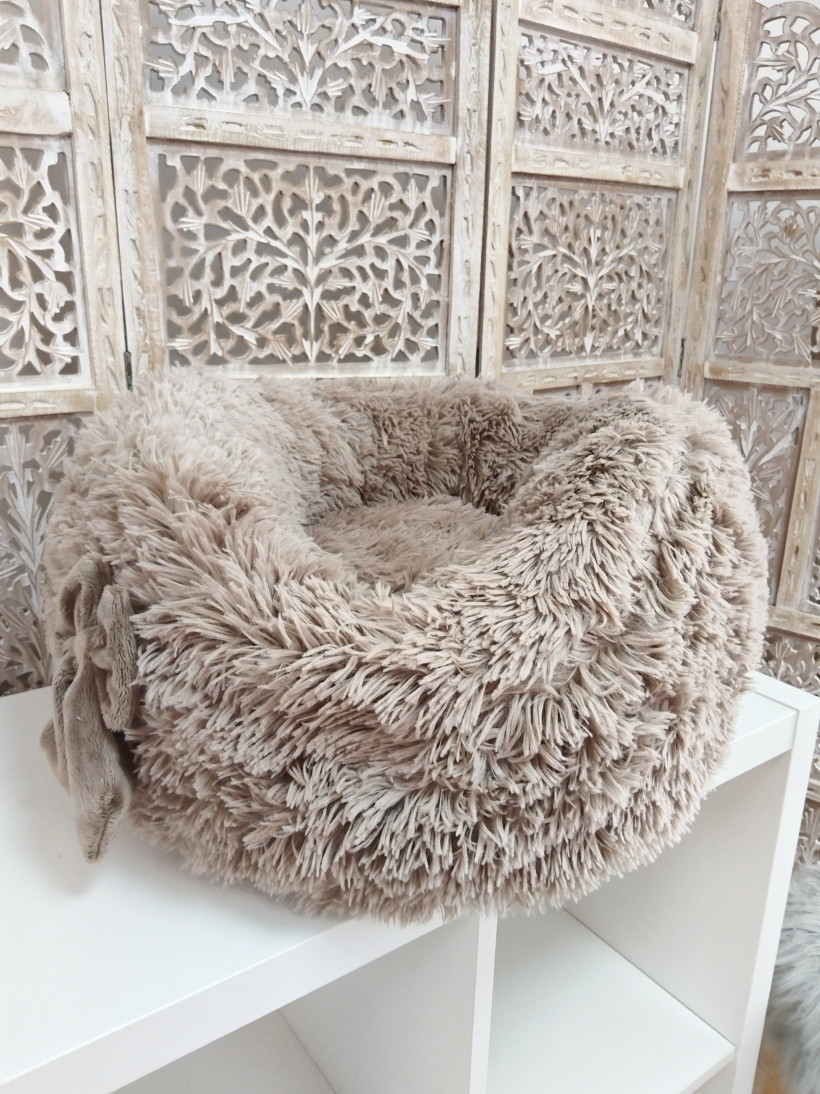 Housse Pouf La Danse des Saisons - Mocca