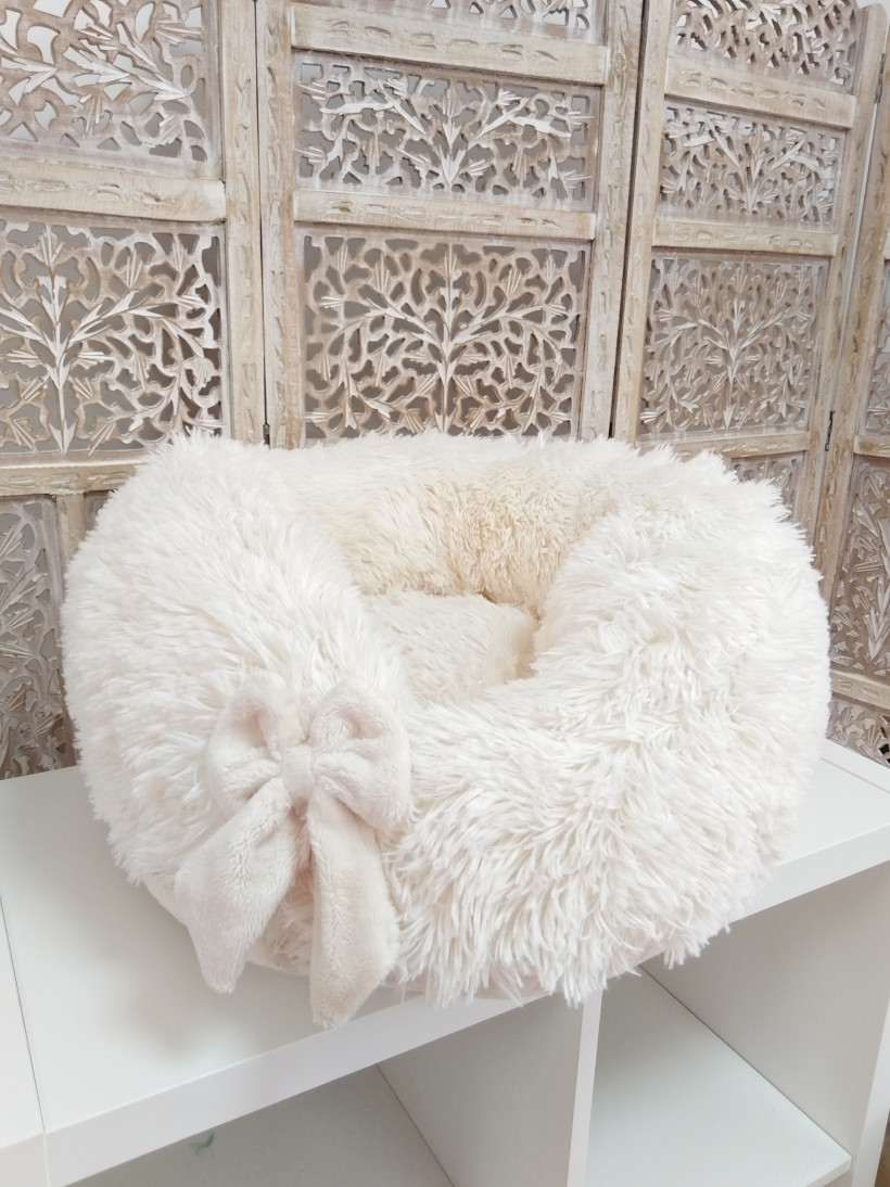 Housse Pouf La Danse des Saisons - Vanille