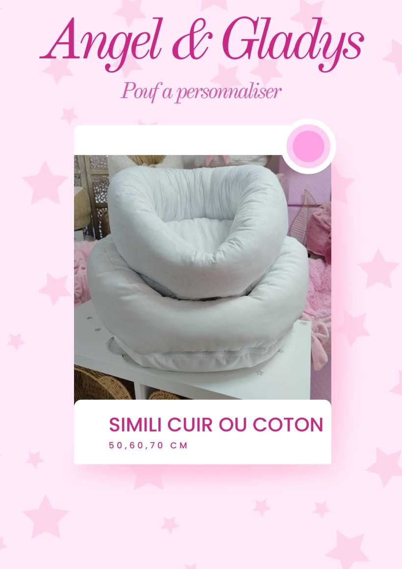 Pouf ร  personnaliser