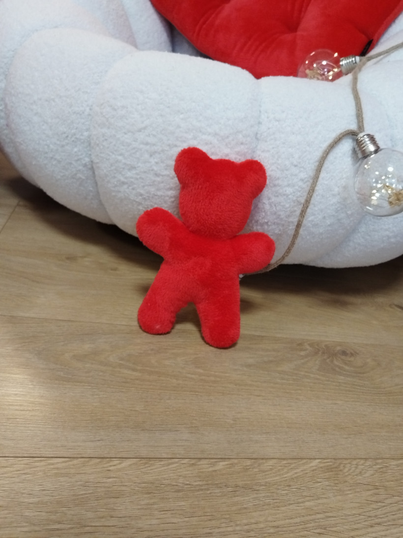 Jouet Ourson Pilou Rouge Passion