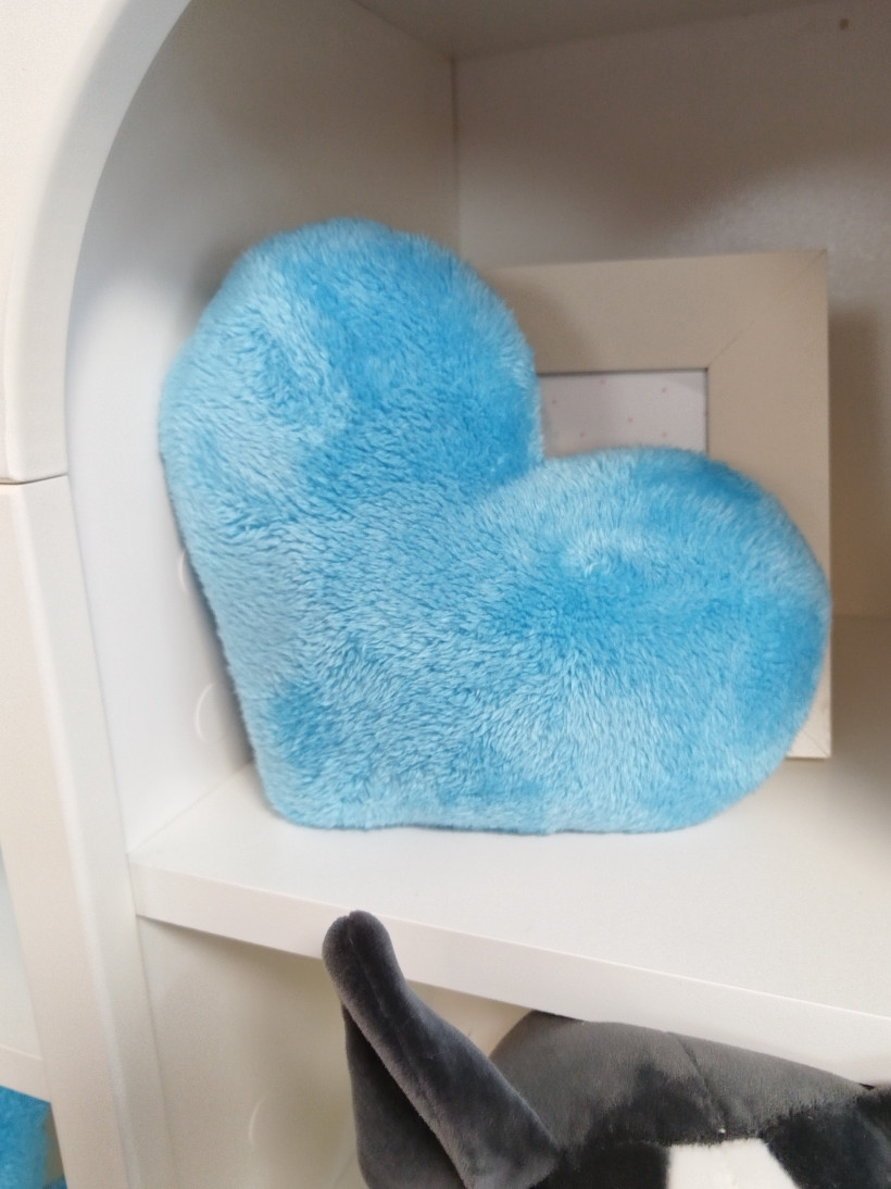 Coeur Pilou Bleu Cristal