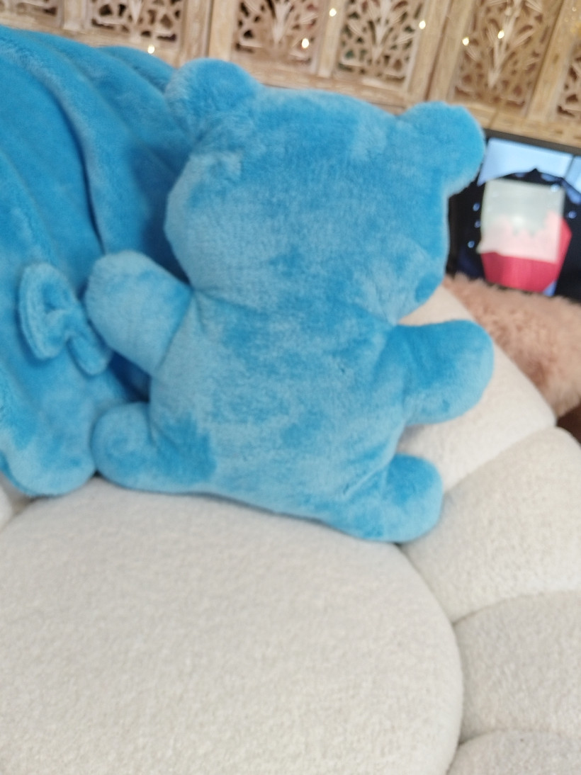 Mister Ourson Pilou Bleu Cristal