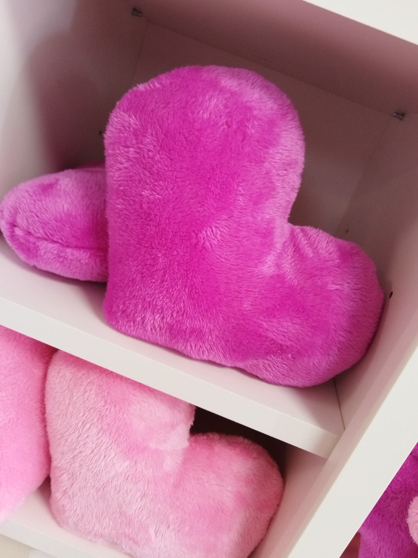 Coeur Pilou Fuchsia Intense