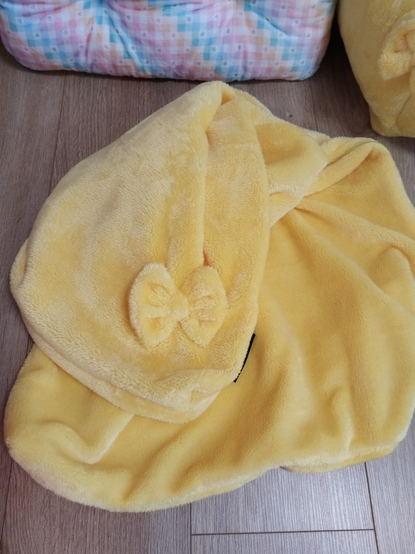 Housse 85x55 Pilou Jaune Citron