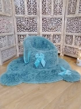 Housse Berceau La Danse des Saisons - Turquoise