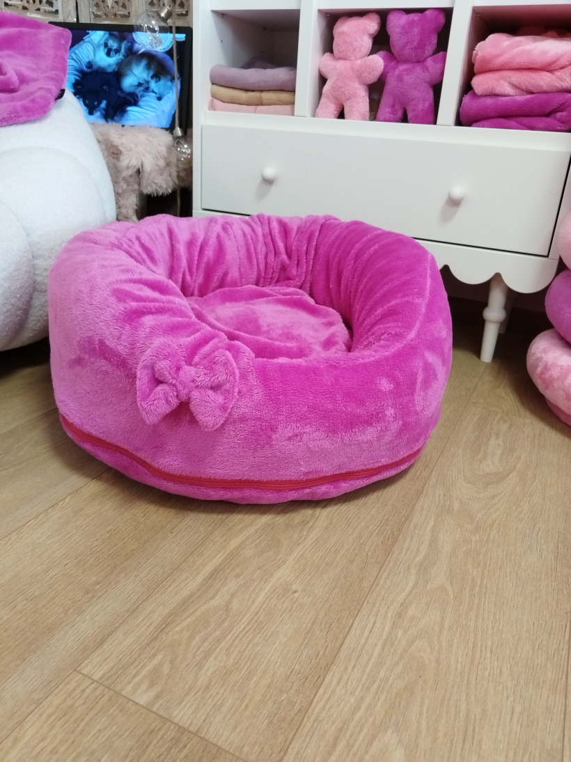 Housse pour Pouf Pilou Fuchsia Intense