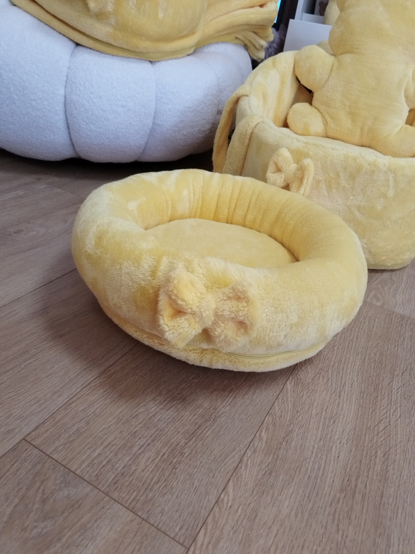 Corbeille Pilou Jaune Citron