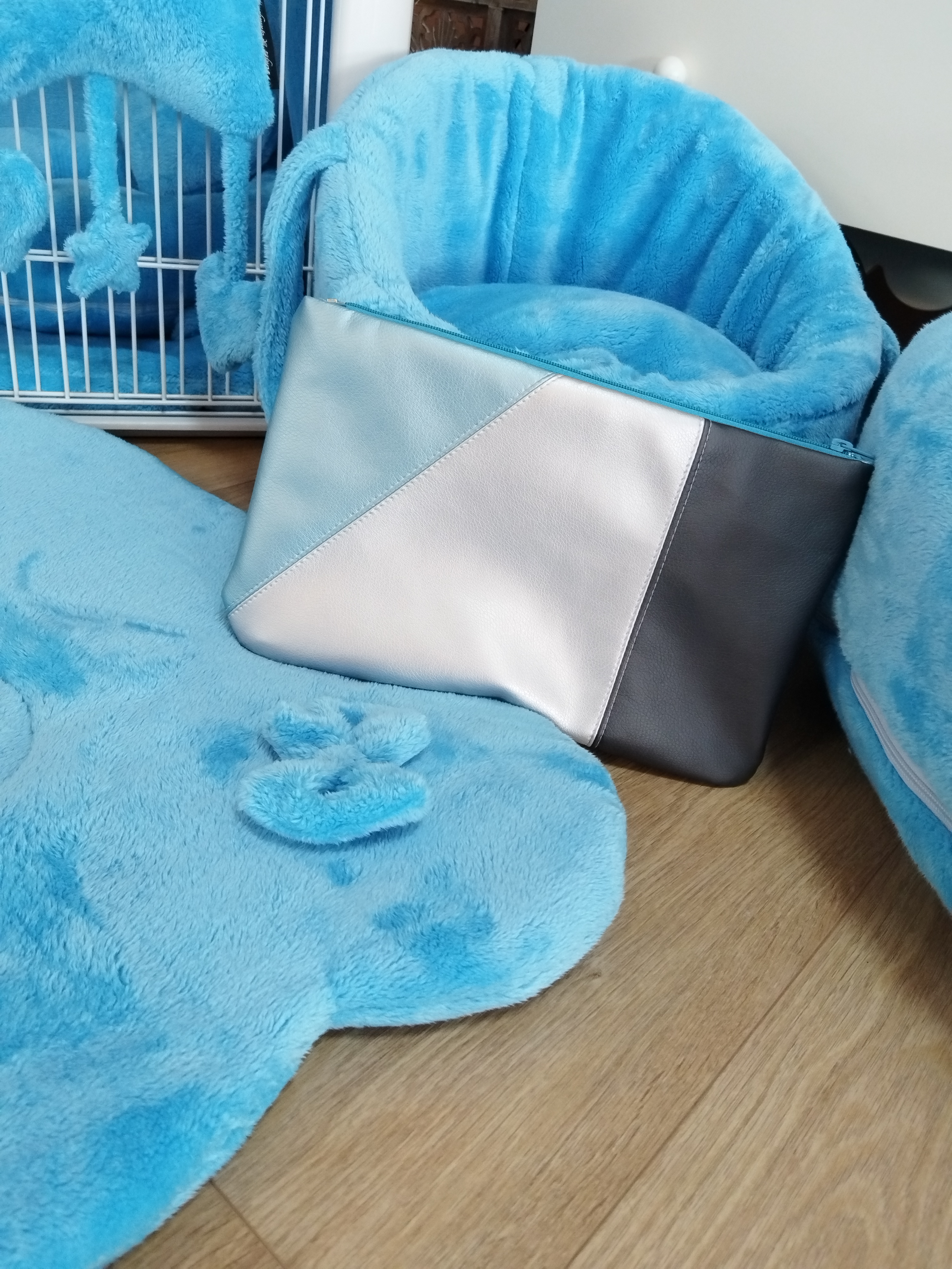 Trousse Plate - Patchwork Océane