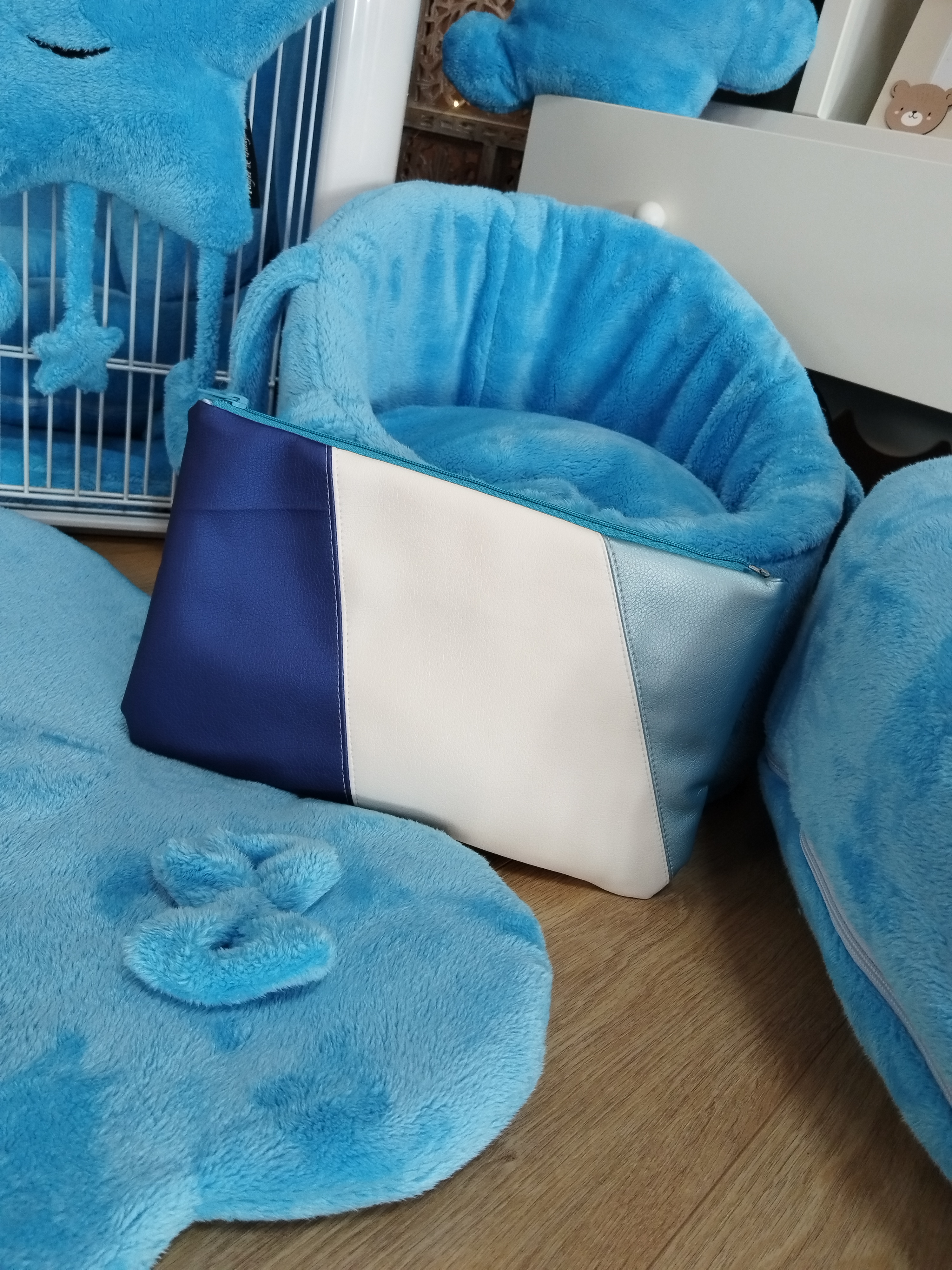 Trousse Plate - Patchwork Alix