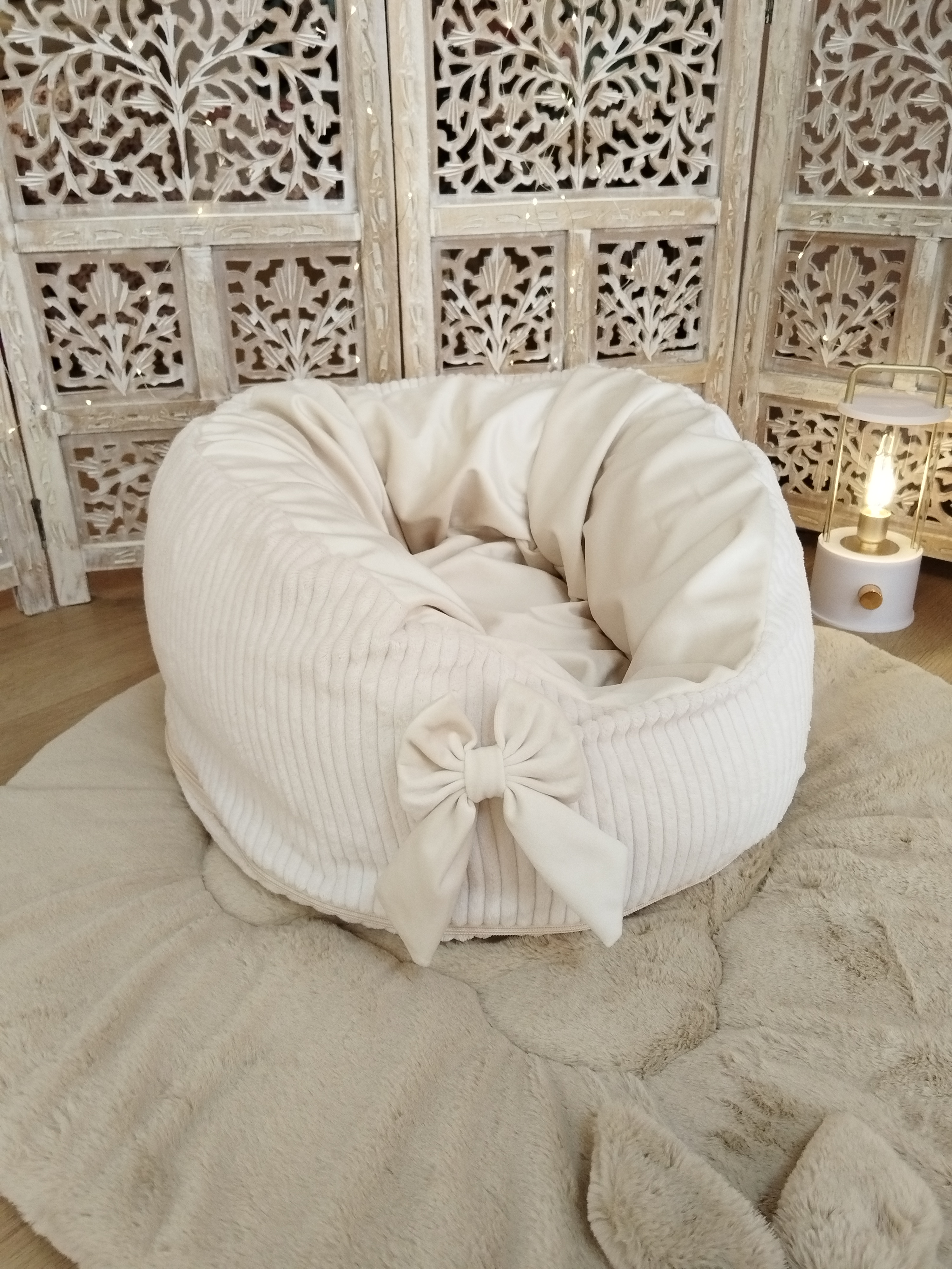 Housse Pouf - Chuchotement de Lune