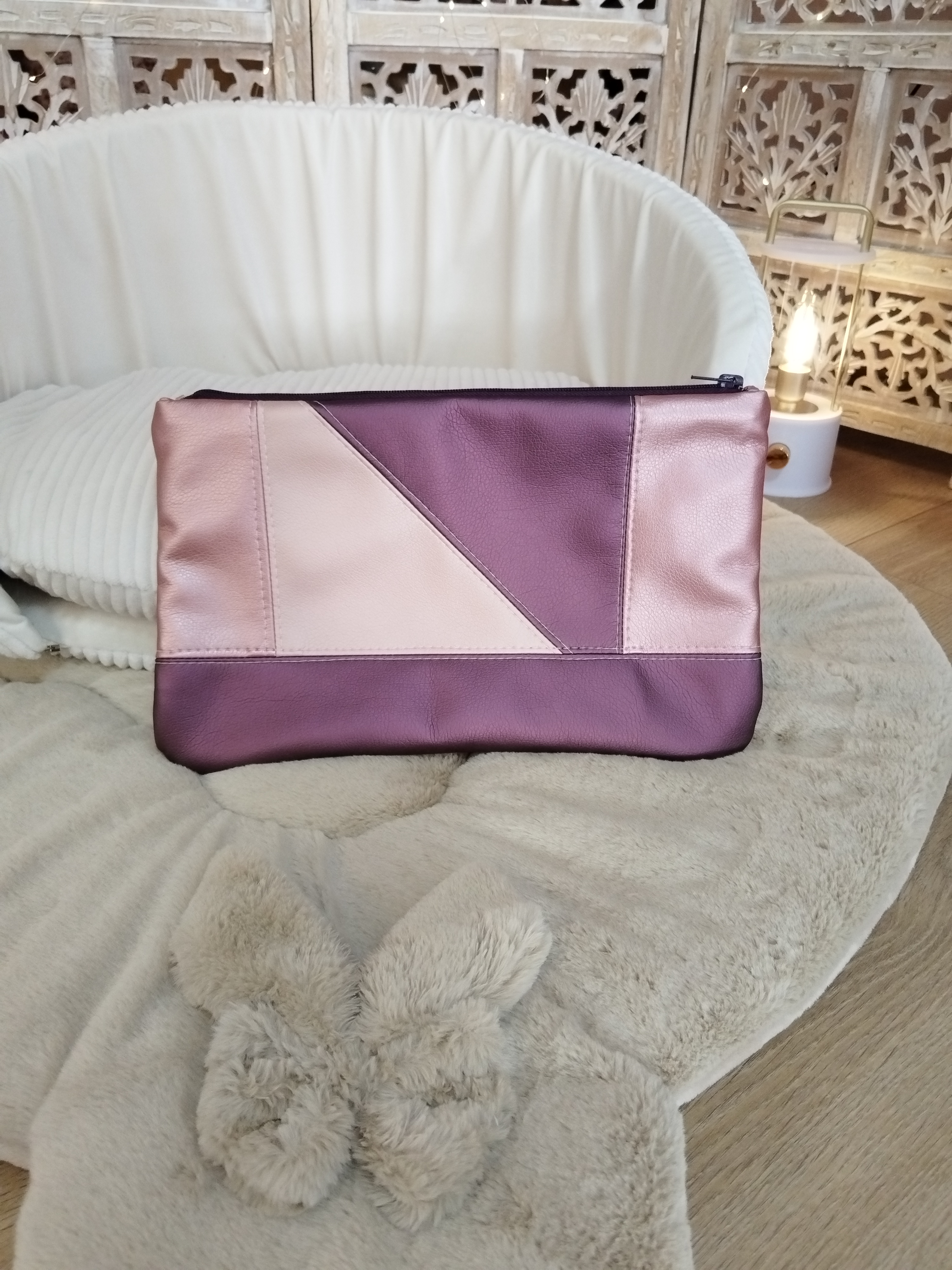 Trousse Plate - Patchwork Amélie