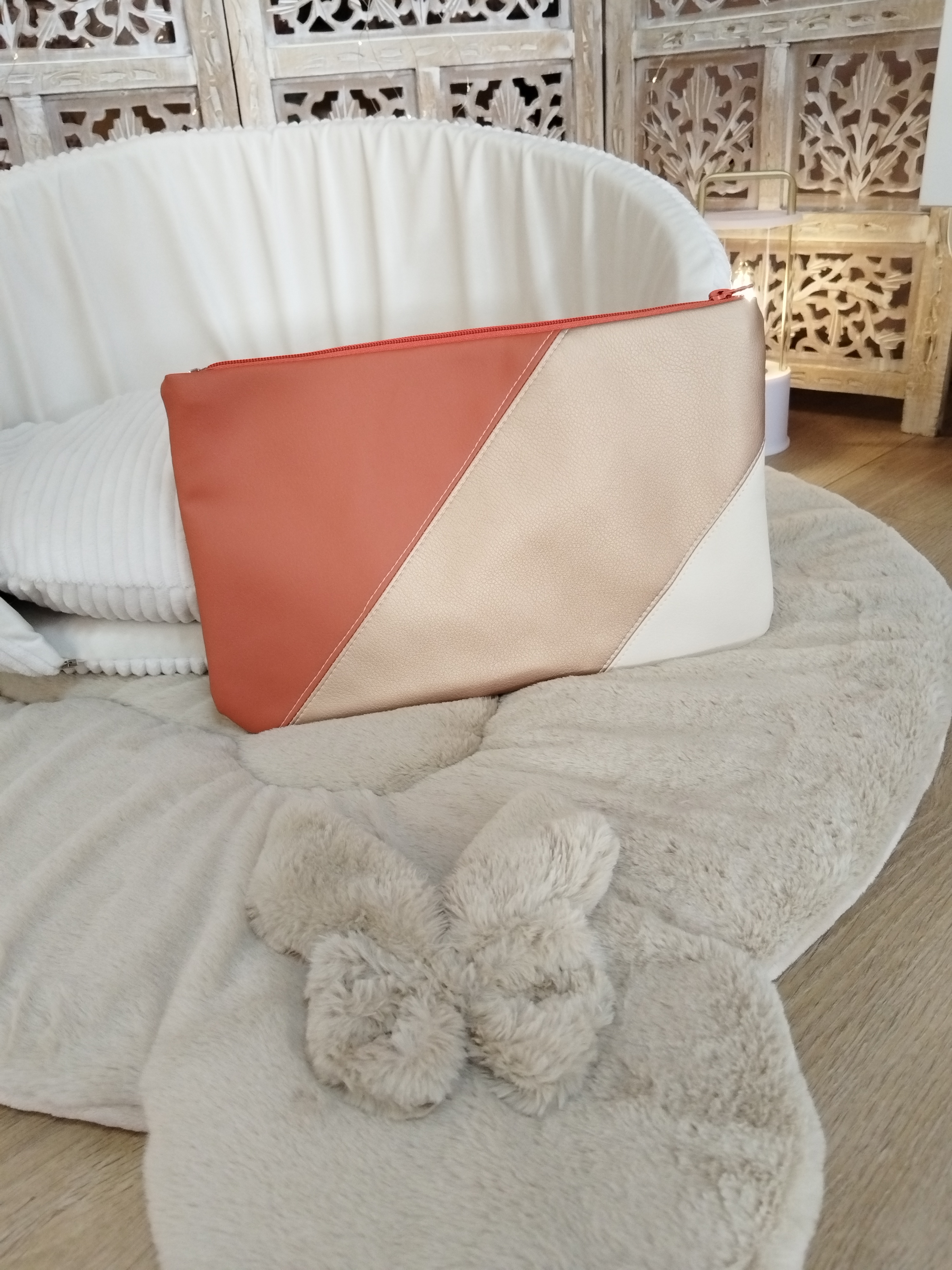 Trousse Plate - Patchwork Anaïs