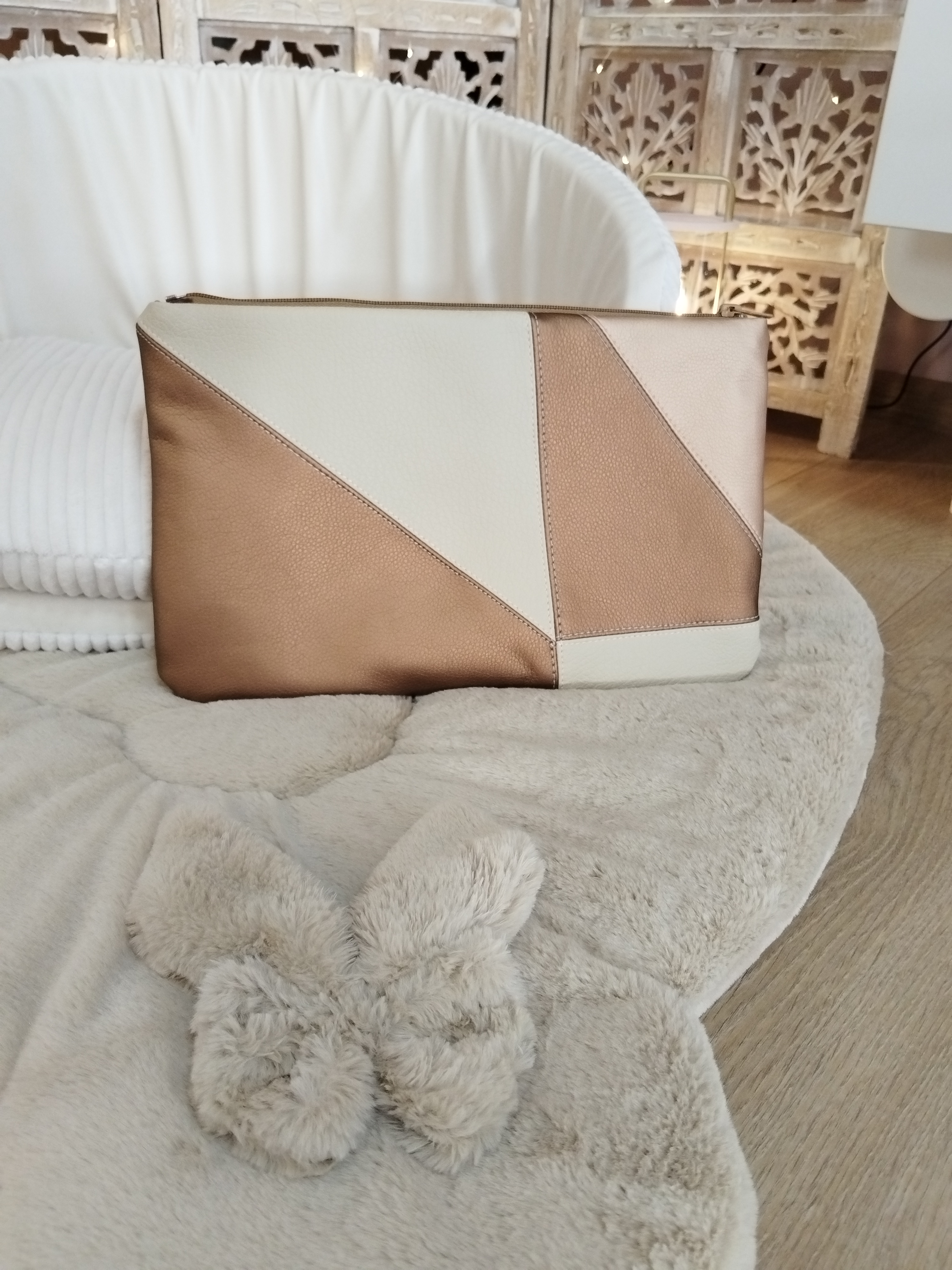 Trousse Plate - Patchwork Chloé