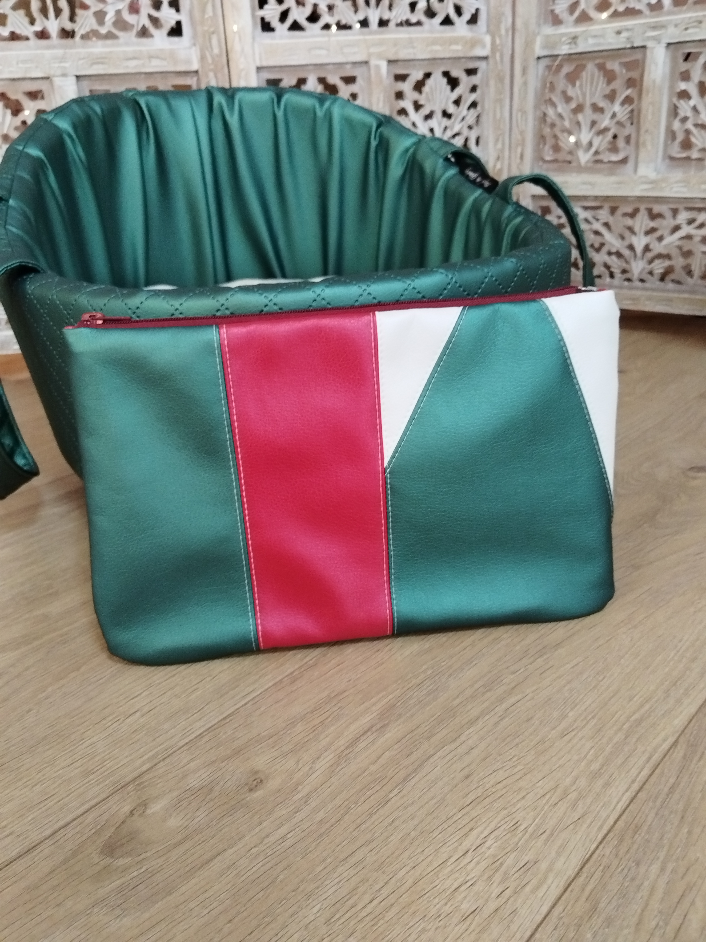 Trousse Plate - Patchwork Margot