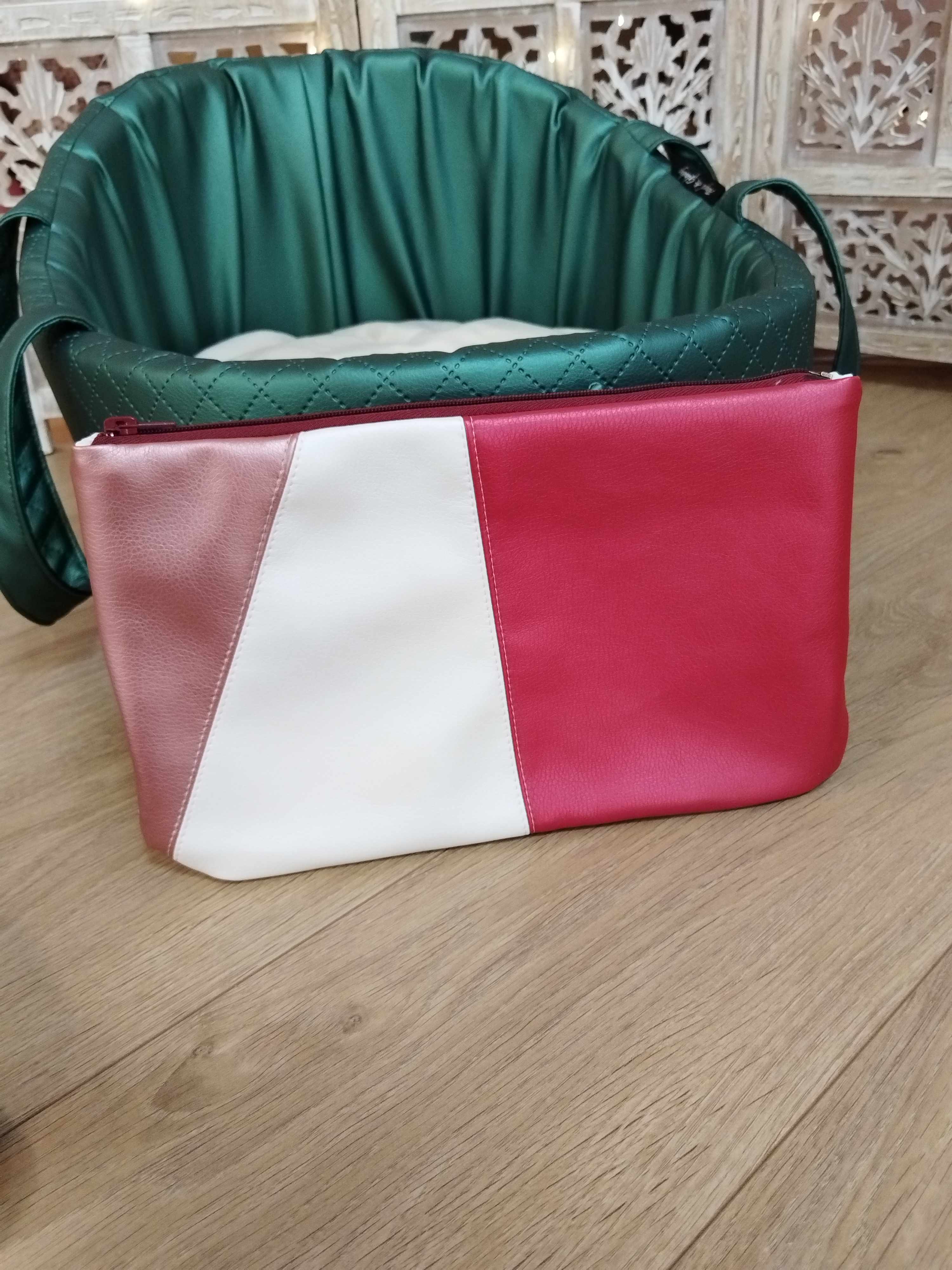 Trousse Plate - Patchwork Joséphine