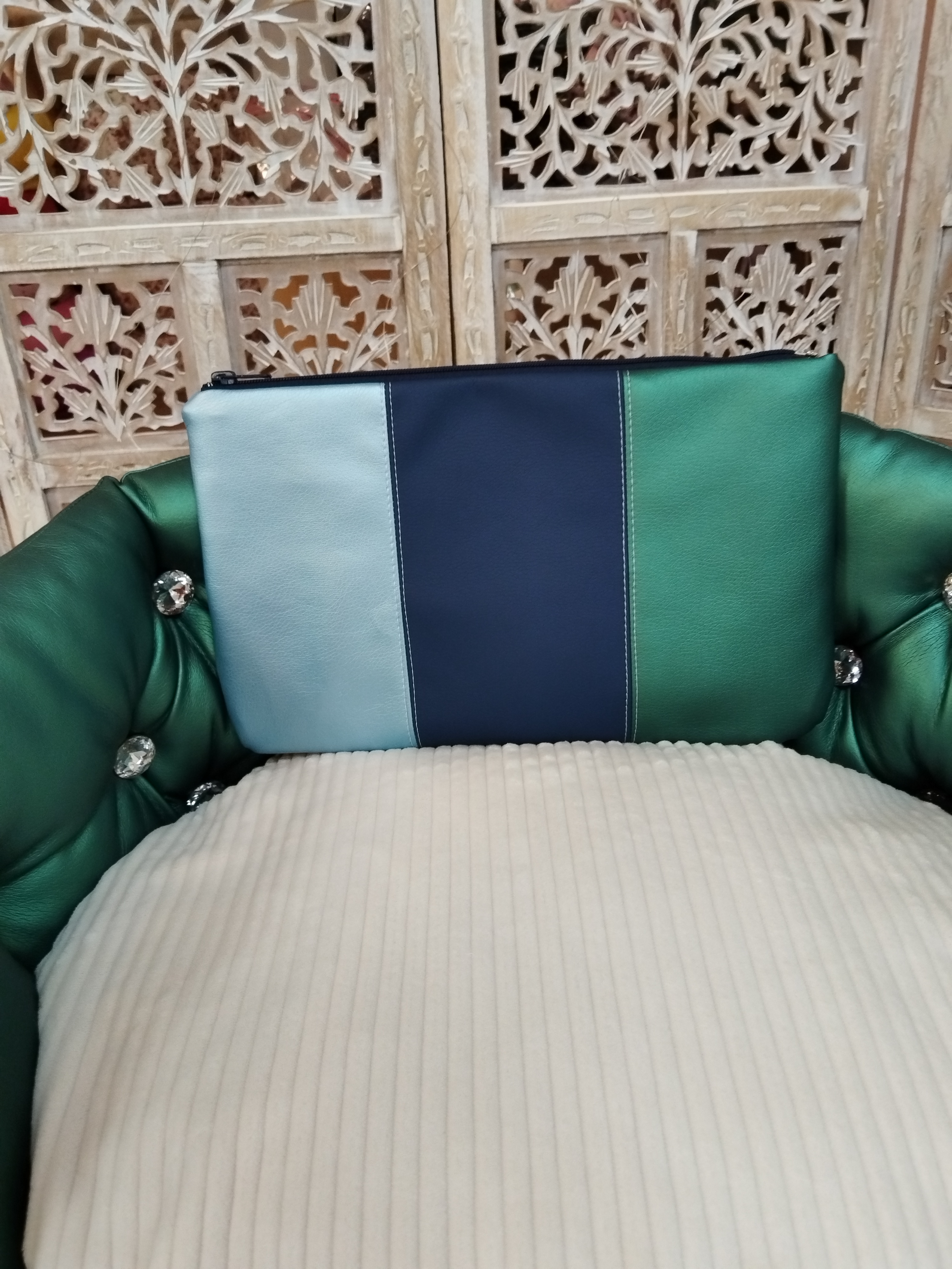 Trousse Plate - Patchwork Nina