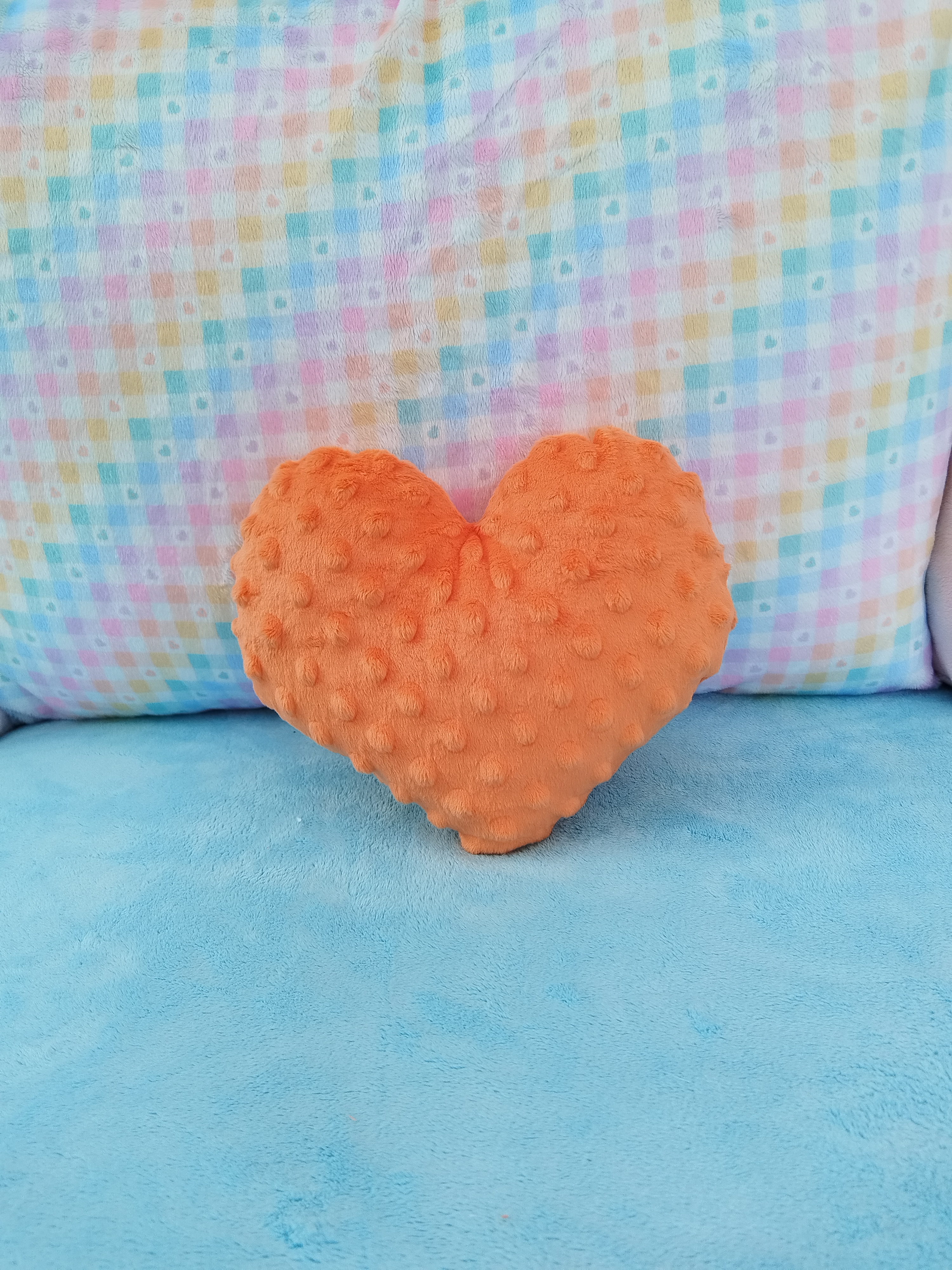 Coussin Coeur Mandarine 🍊