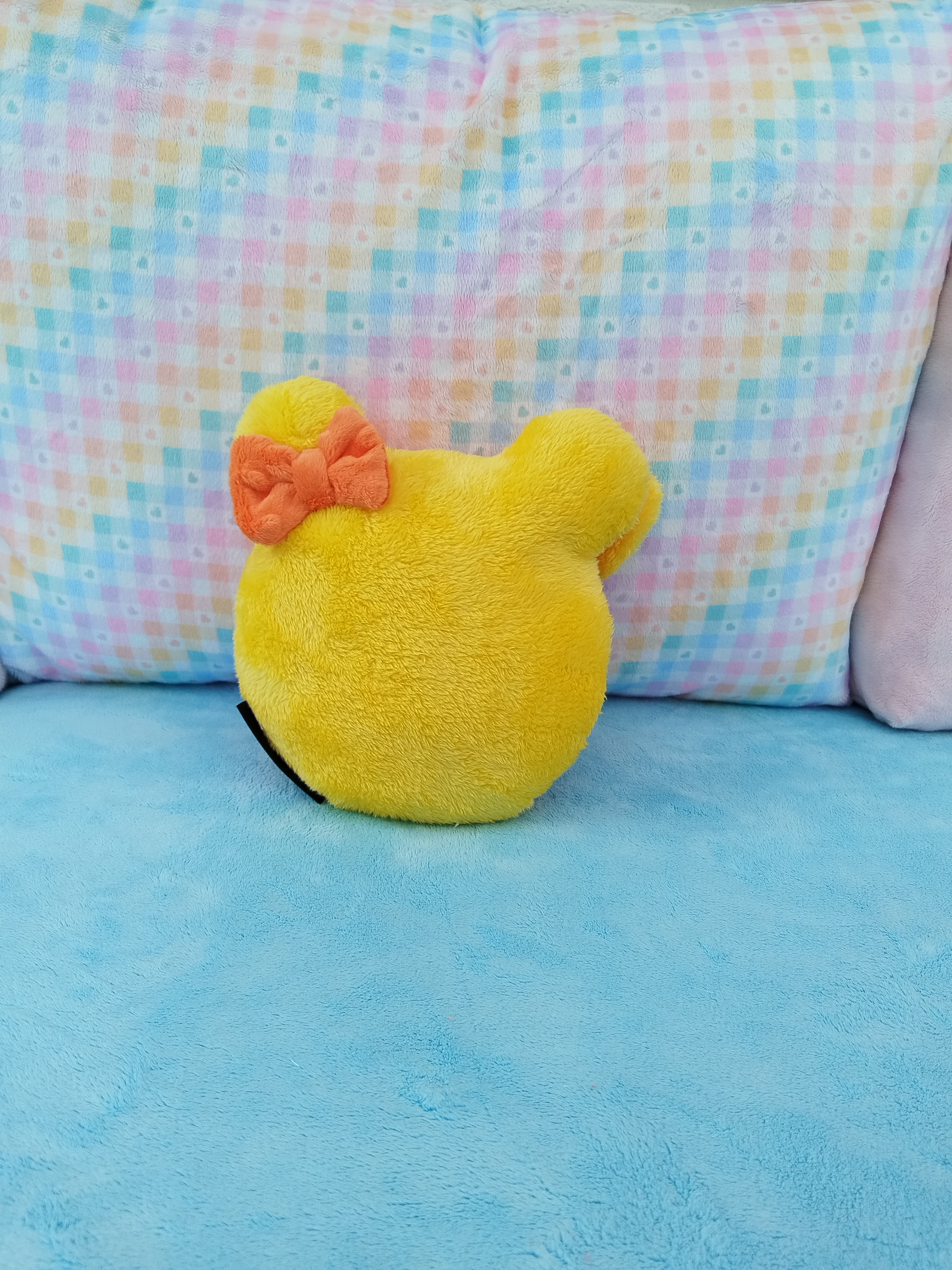 Coussin Ourson Mandarine Jaune 🍊