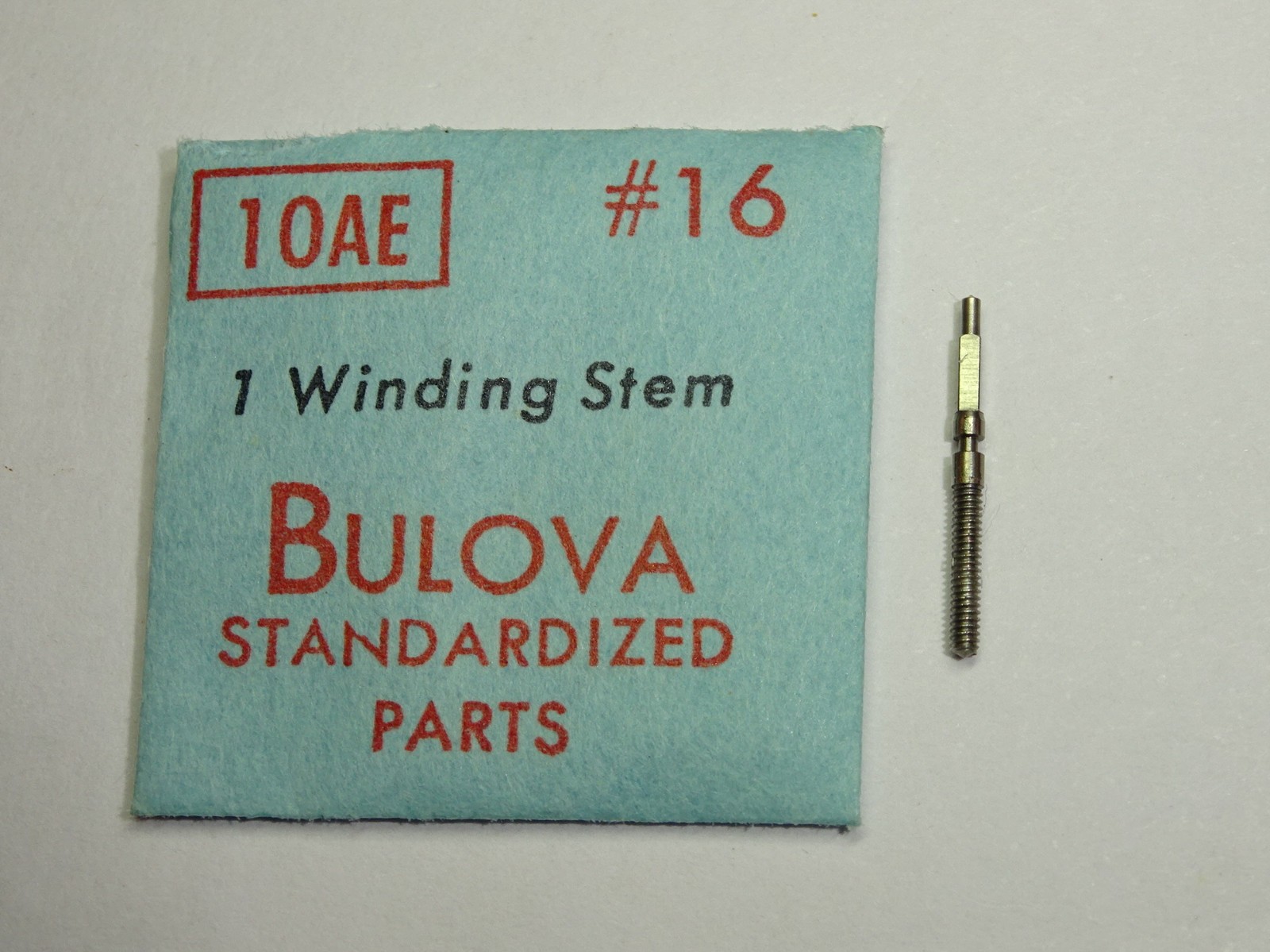 Bulova winding stem 10AA 9AA 9AN 10AB 10AE 10AECS 10AN 10ANCS 10AR 10AW 10AX 10AXCS (thread 1.10mm) original