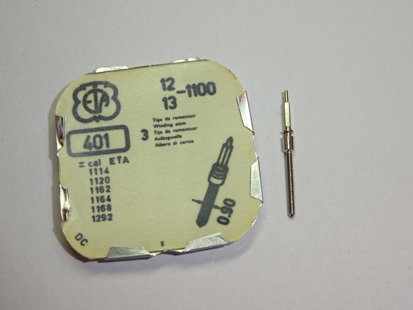 ETA winding stem 1100 1120 1168 1101 1102 1114 1162 1164 1168 1234 1292 1293 original