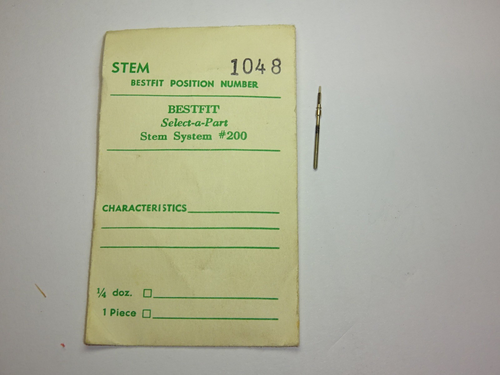 Movado winding stem 115 116 118 (thread 100)