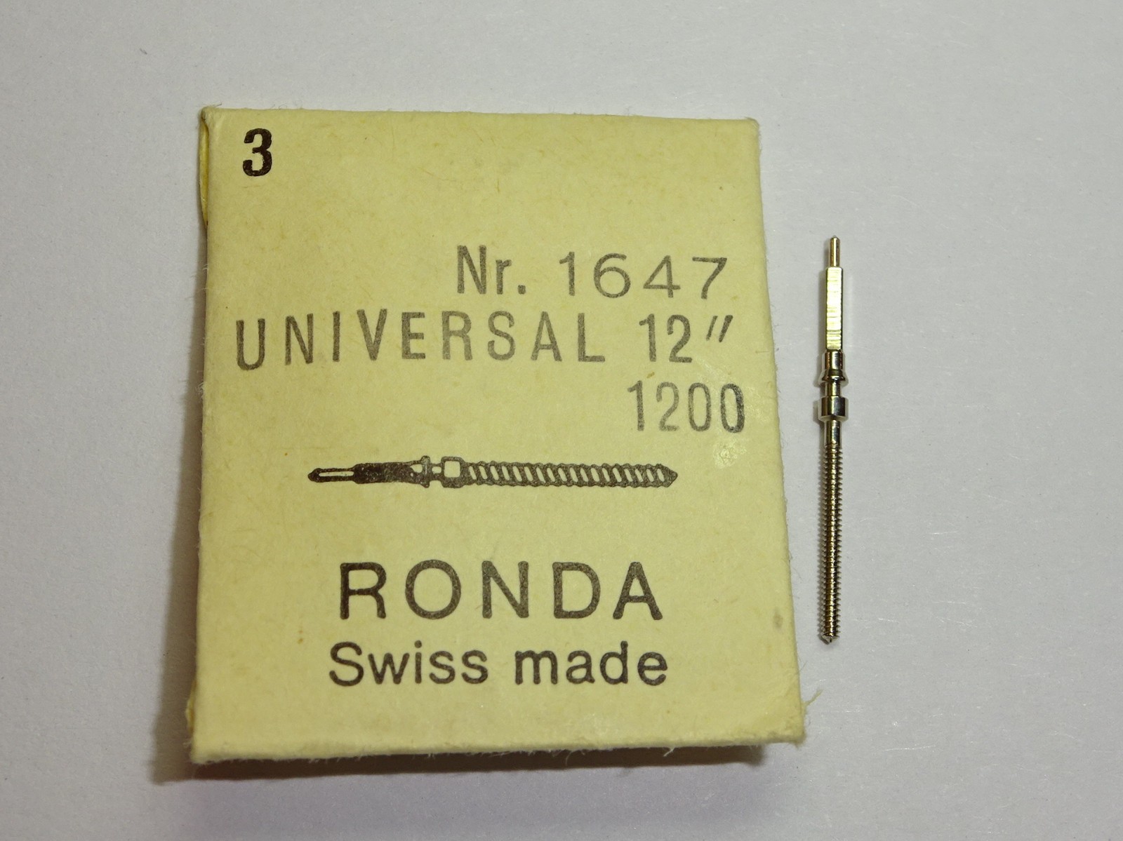 Universal winding stem 128 129 650 1200 1205 / Ronda 1647