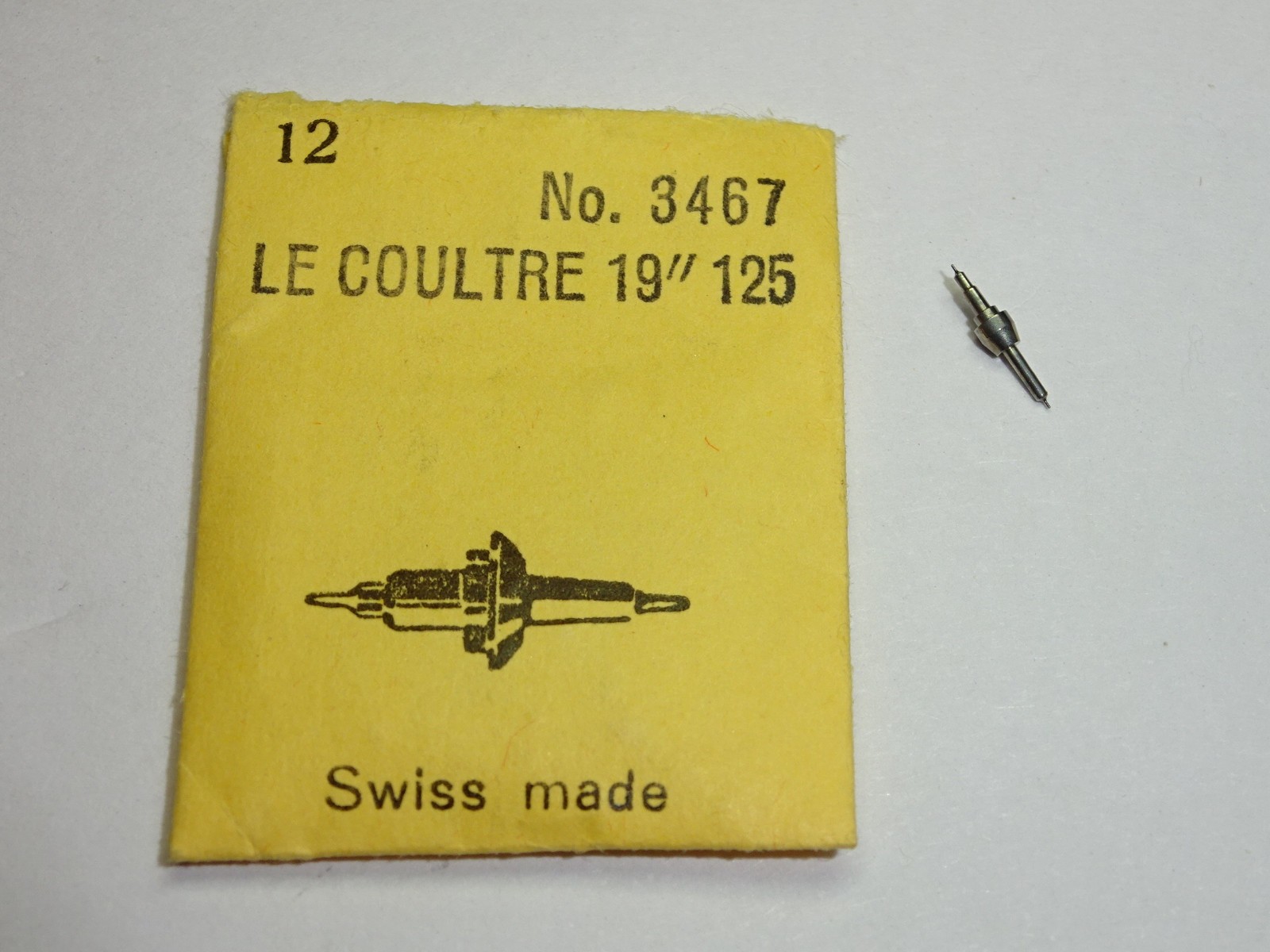 Jaeger Lecoultre balance staff 19"' 125 (ht. 722) / Ronda 3467