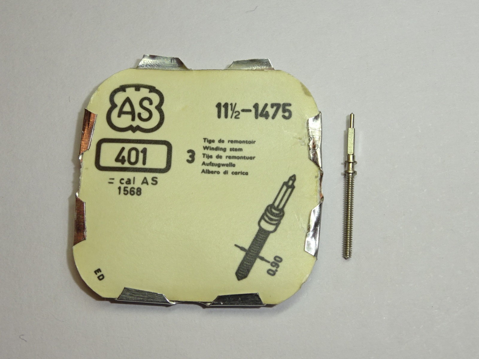 AS winding stem 1475 1484 1528 1568 1930 1931 (time) / original part