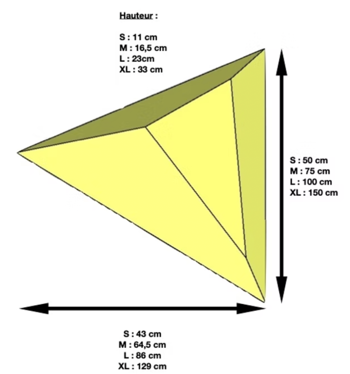 Pyramides Topless - XL 