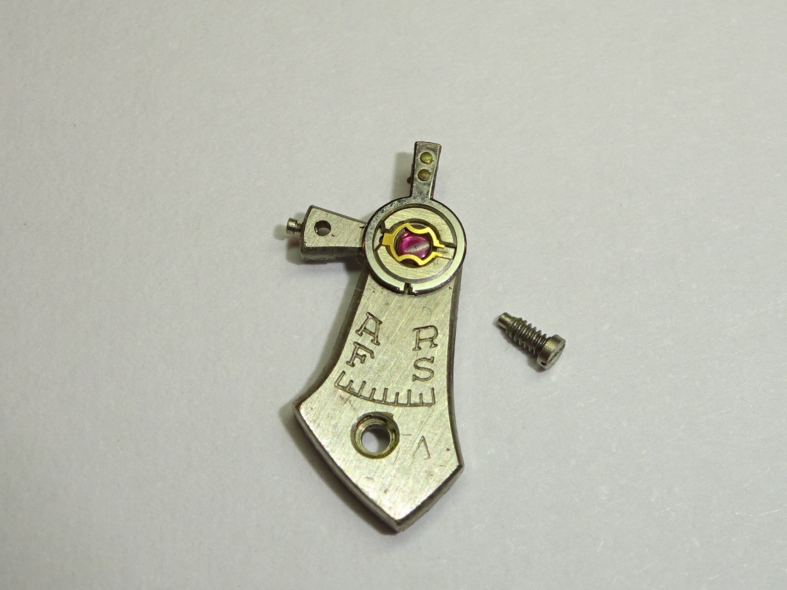Venus 210 211 balance cock inca flat hairspring / part 121