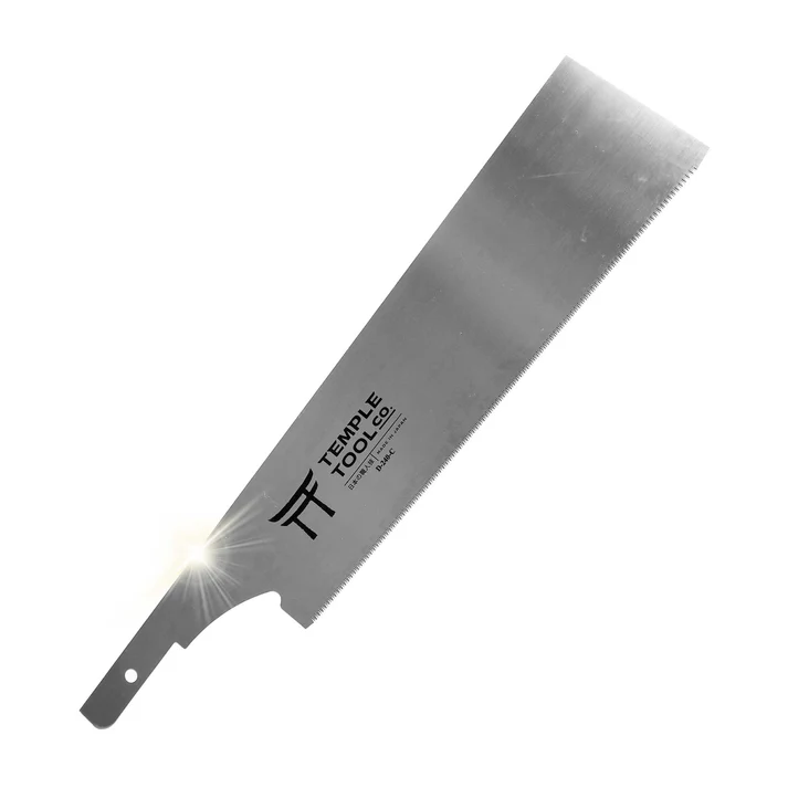 Lame de rechange pour scie japonaise dozuki 240 mm denture à tronçonner - Temple Tool