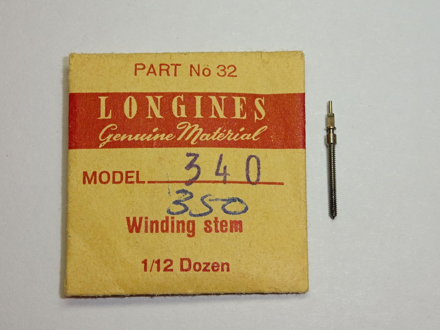 Longines winding stem 340 341 342 343 345 350 351 352 353 355