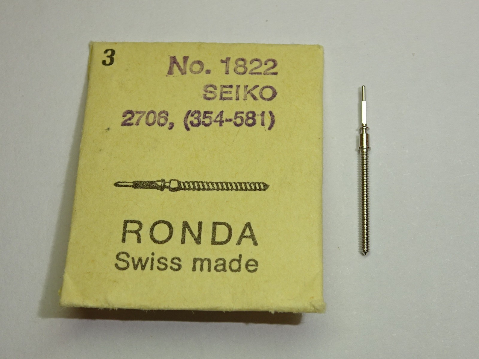 Seiko winding stem 354581 / 2706A