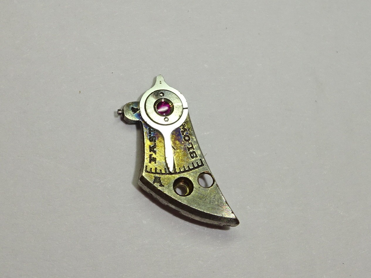 Movado balance cock + regulator cal. 470 473 475 477 / part 122 + 302