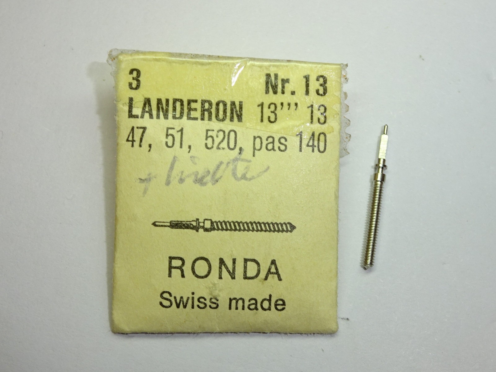 Landeron winding stem 48 51 (thread 140) 51 148 149 248