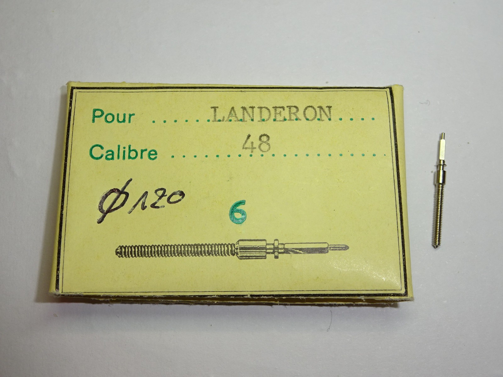 Landeron winding stem 48 51 (th.1.20mm) / 47 148 189 248 520