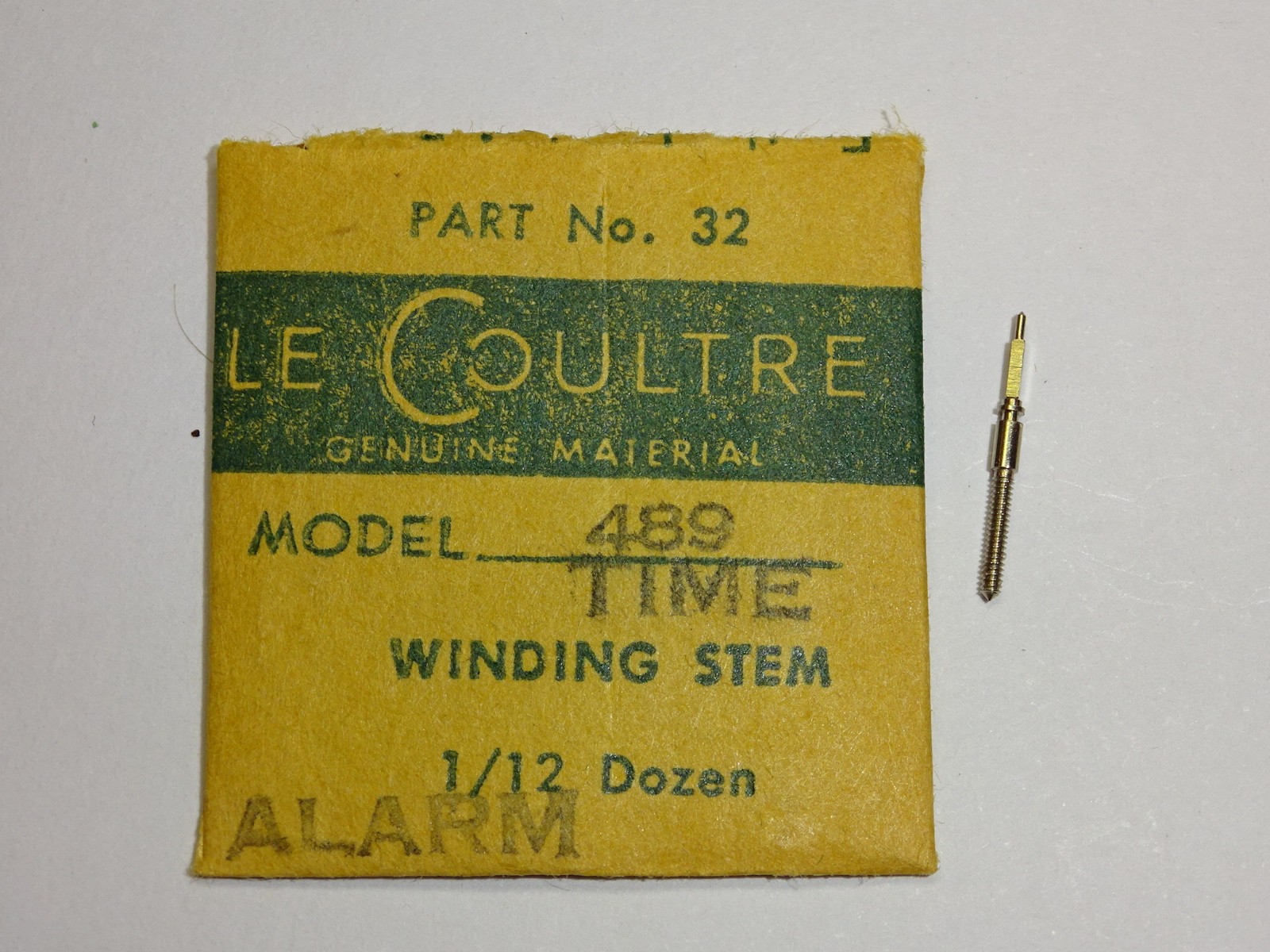 Jaeger Lecoultre winding stem 489 814