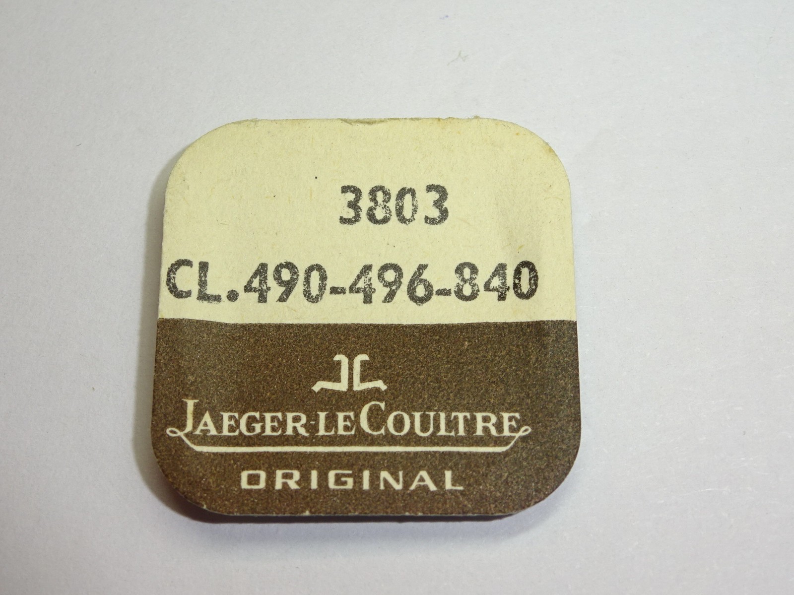 Jaeger Lecoultre 490 496 840 Kif parechoc endstone upper & lower / Part 3803