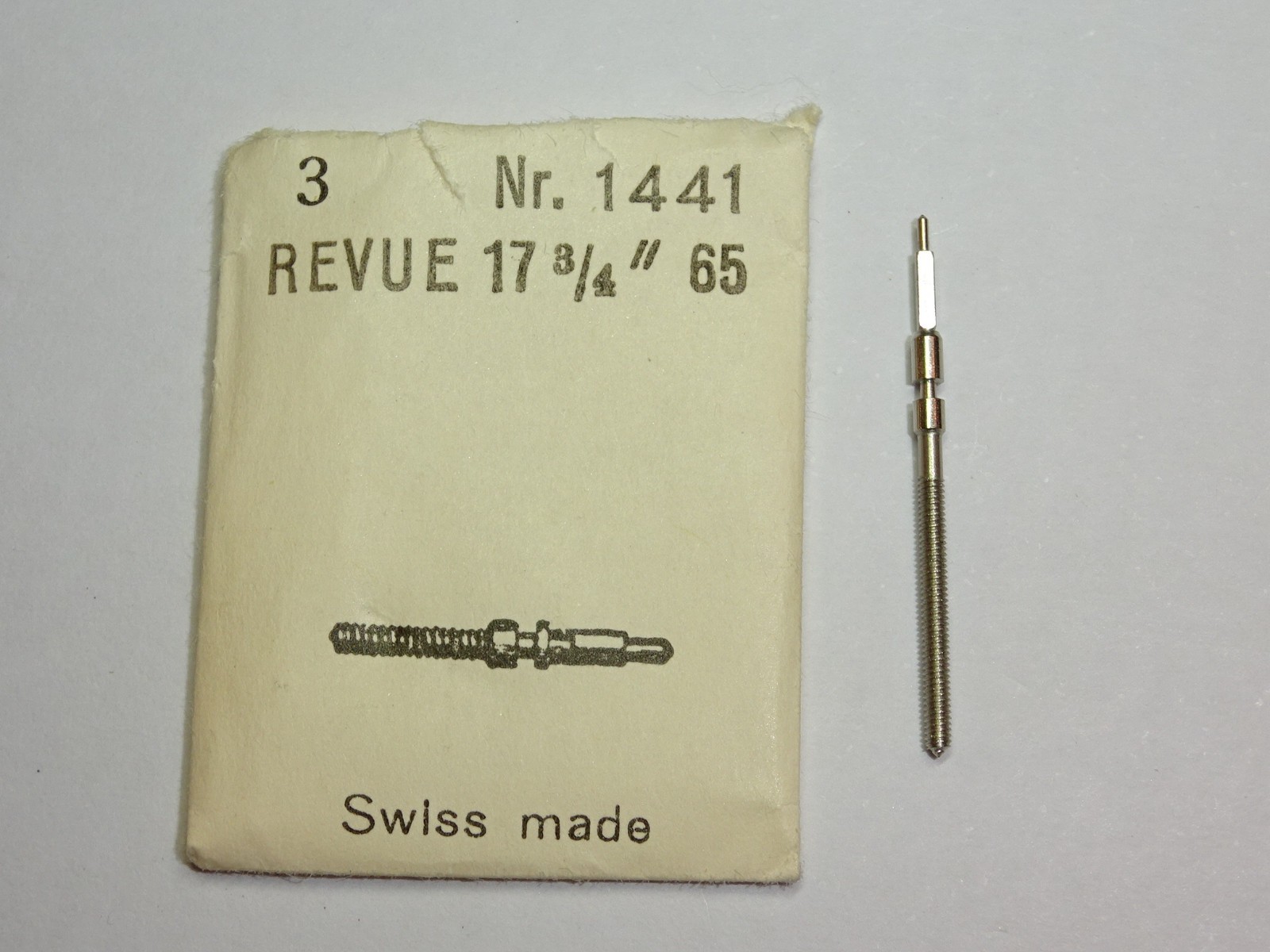 Revue 65 winding stem (thread 120) / Ronda 1441 Flume W1523