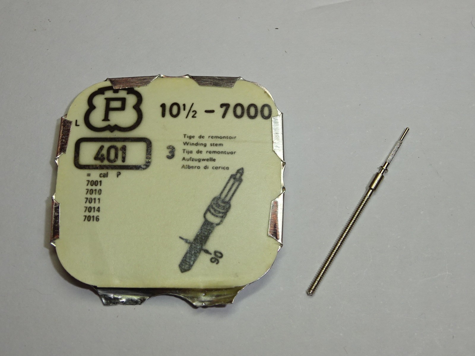 Peseux winding stem 7000 7001 7010 7011 7014 7016 Lip 161 162 857 original