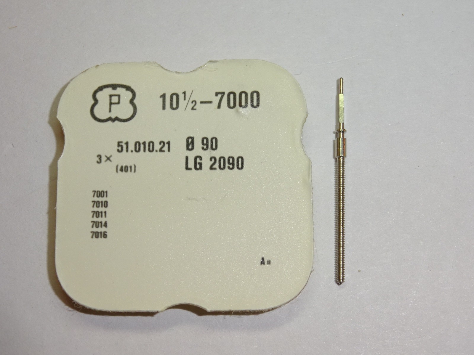 Peseux winding stem 7000 7001 7010 7011 7014 7016 Lip 161 162 857 original