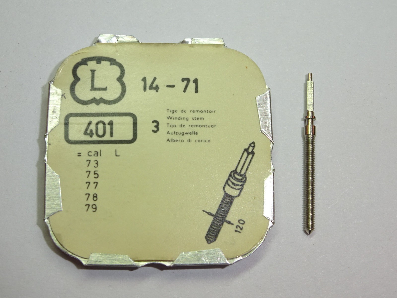 Landeron winding stem 71 73 75 77 78 79