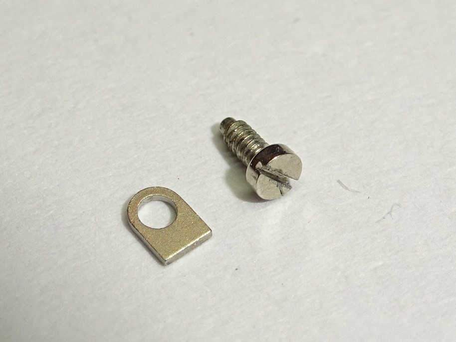 Valjoux case clamp (0.30mm) + screw 7733 7734 7736 7737 /  part 166