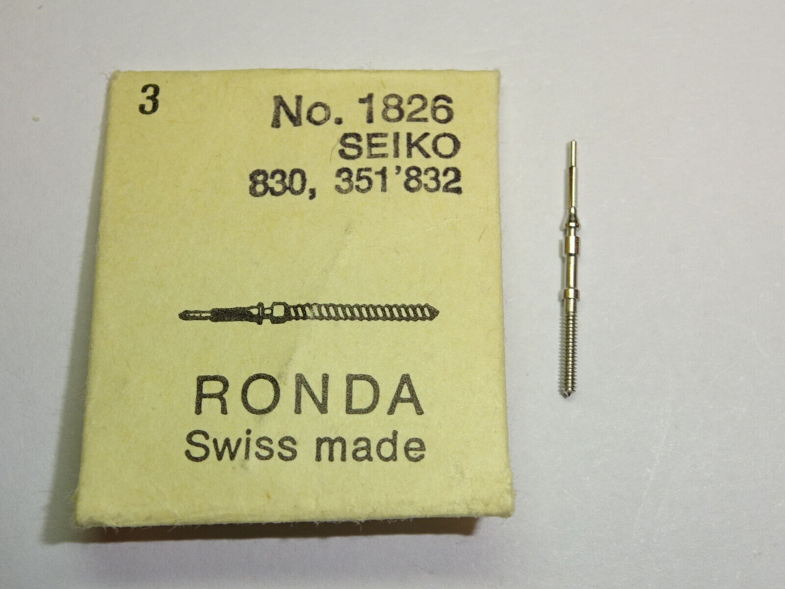 Seiko winding stem 351832 cal. 830 / Ronda 1826