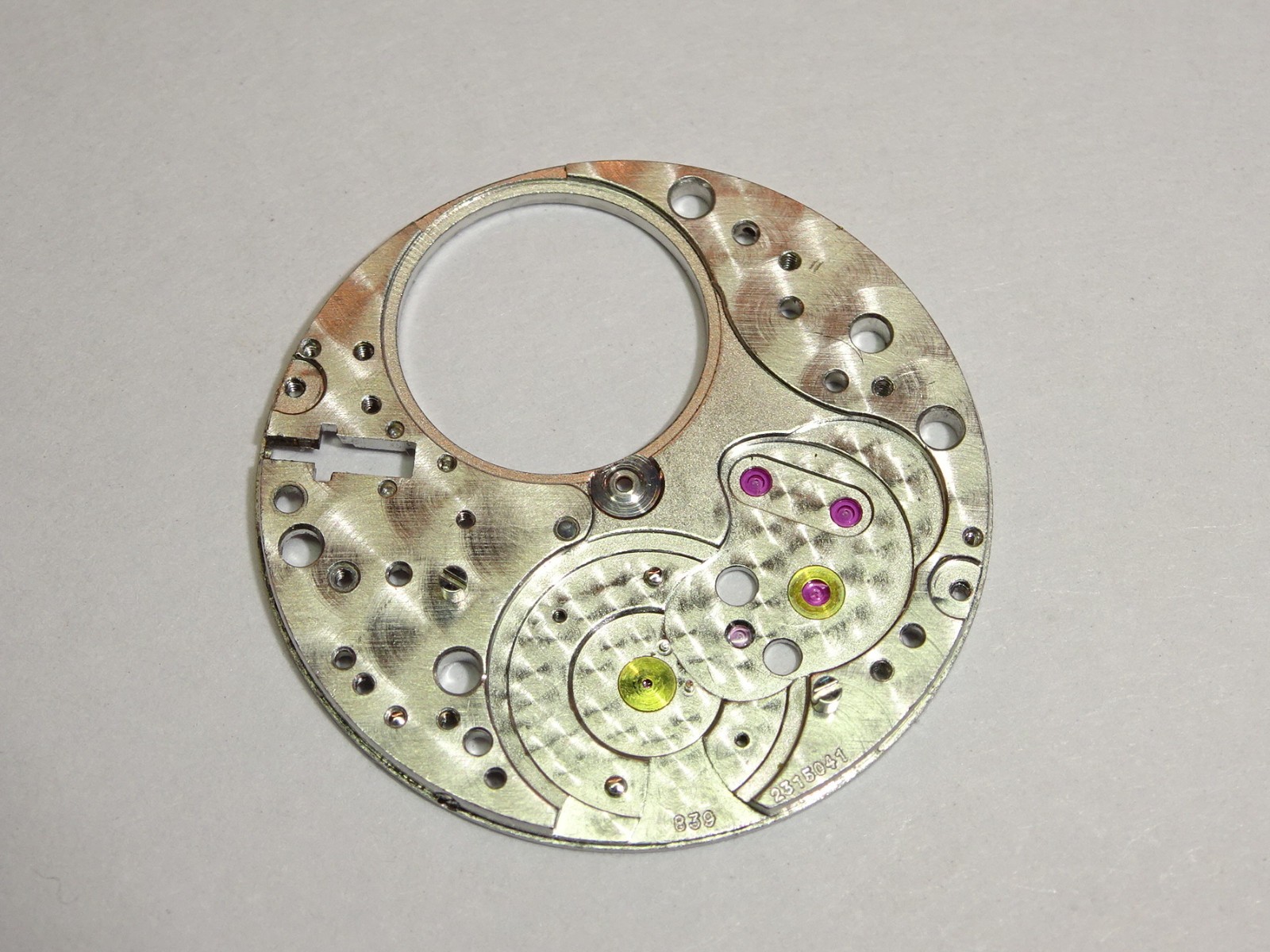 Jaeger Lecoultre 839 main plate / part 100