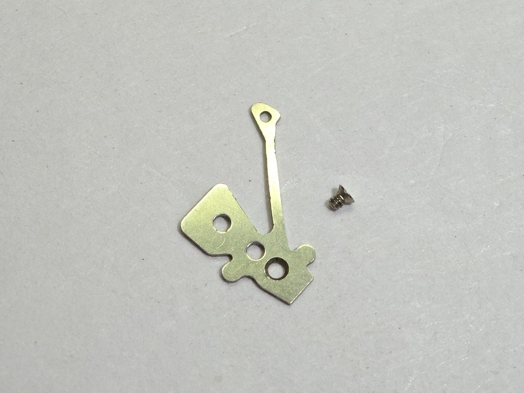 Jaeger Lecoultre 895 setting lever spring + screw / part 445