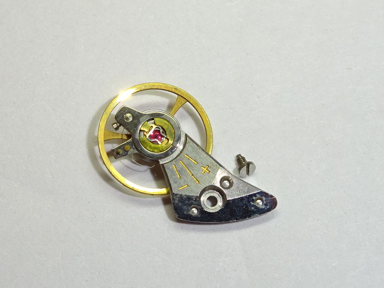 Jaeger Lecoultre 895 complete balance + balance bridge / parts 721 121